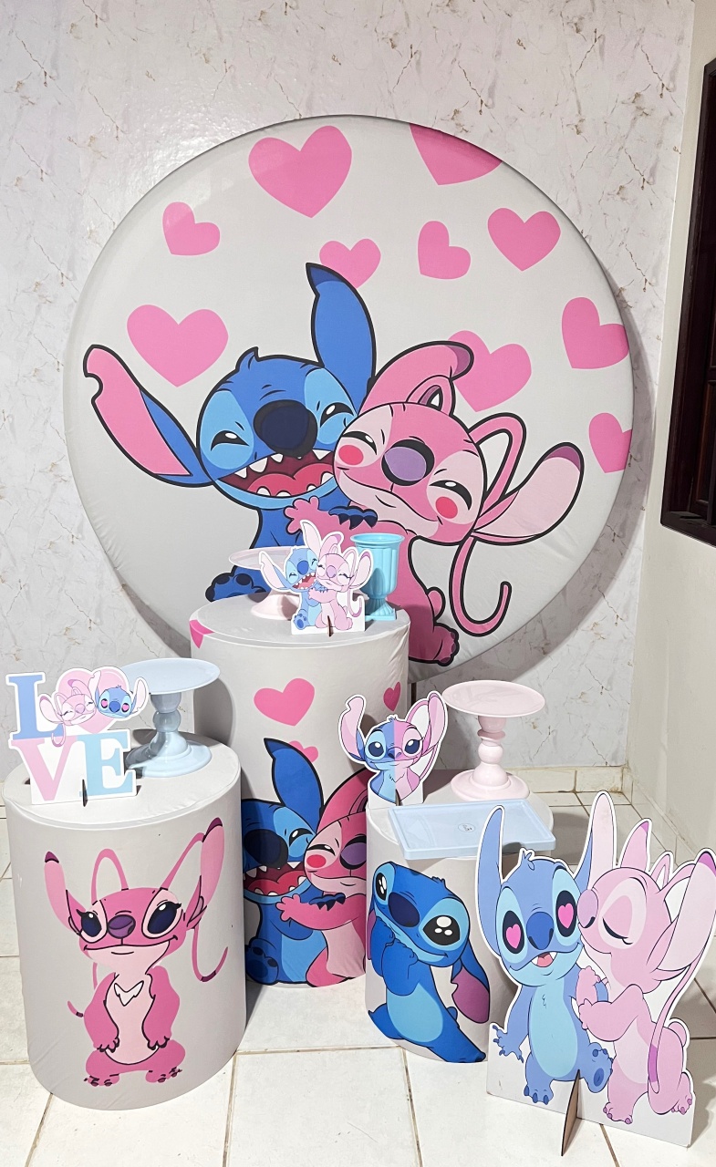Combo Infantil Stitch E Angel - Brenda silva nascimento 