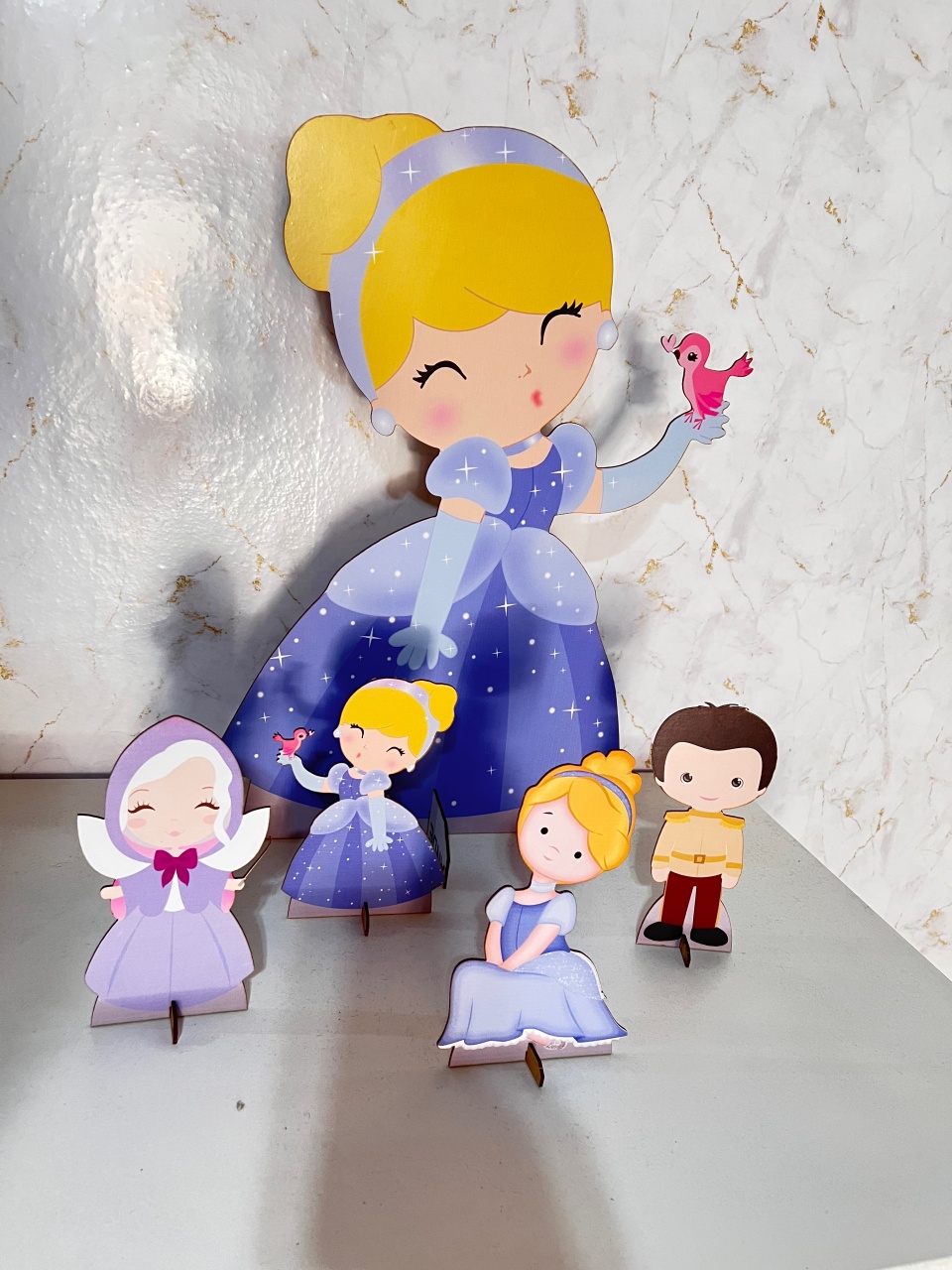 Kit Display Cinderela Cute - Brenda silva nascimento 
