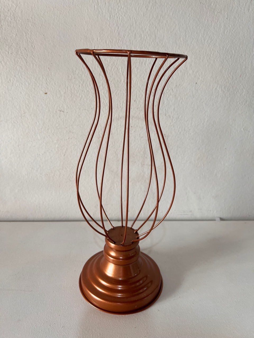 Vaso Metal Rosê Gold  - Brenda silva nascimento 