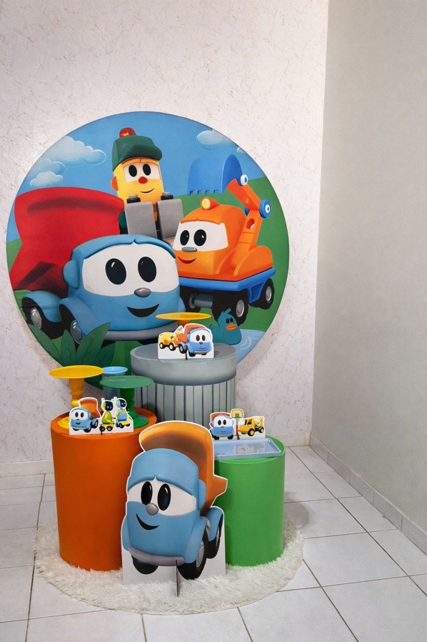Combo Infantil Léo Caminhões - Brenda silva nascimento 