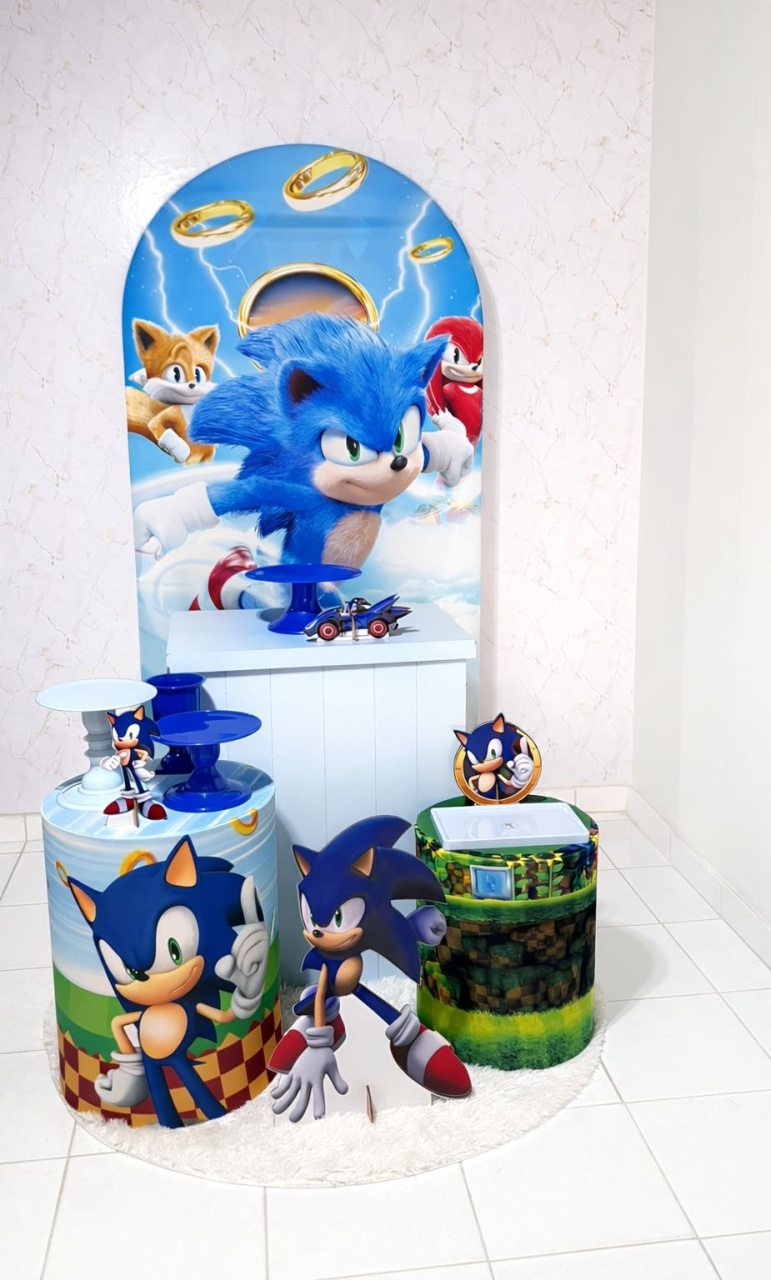 Combo Romano Infantil Sonic - Brenda silva nascimento 