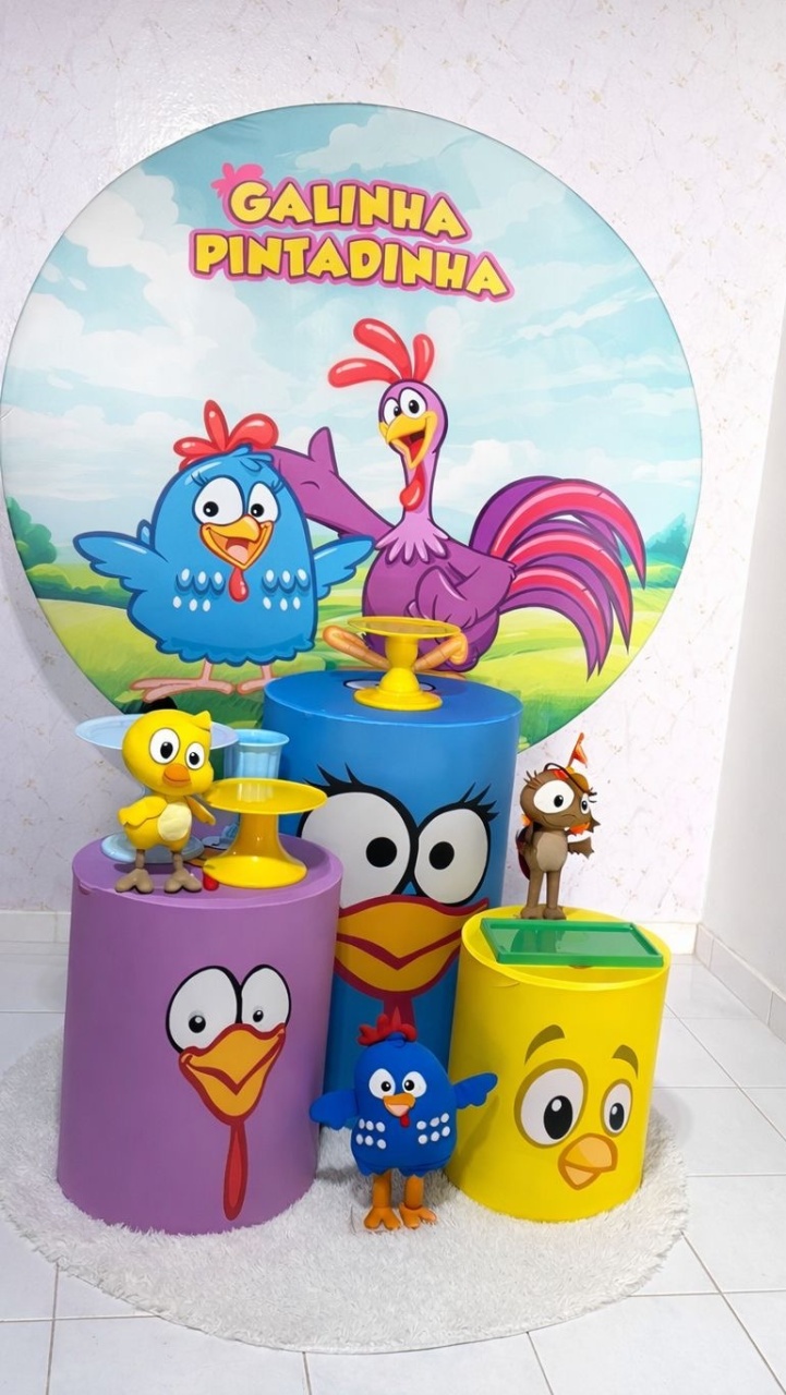 Com Infantil Galinha Pintadinha - Brenda silva nascimento 