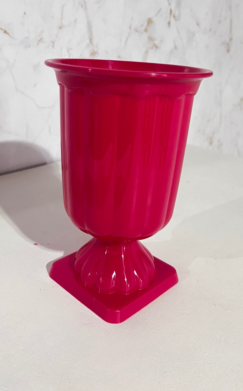 Vaso Plástico Pink  - Brenda silva nascimento 