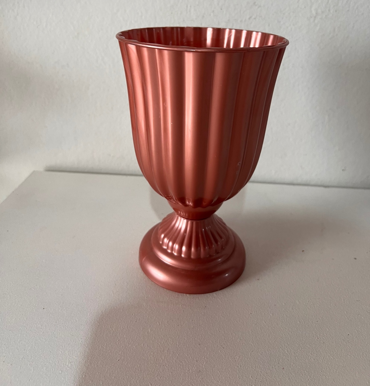 Vaso Plástico Rose Gold  - Brenda silva nascimento 