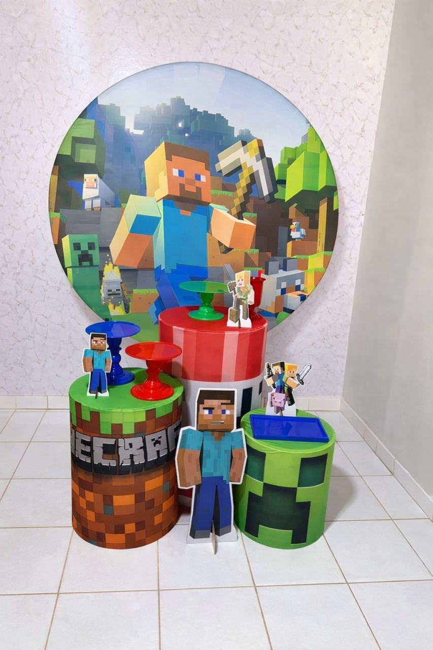 Combo Infantil Minecraft - Brenda silva nascimento 