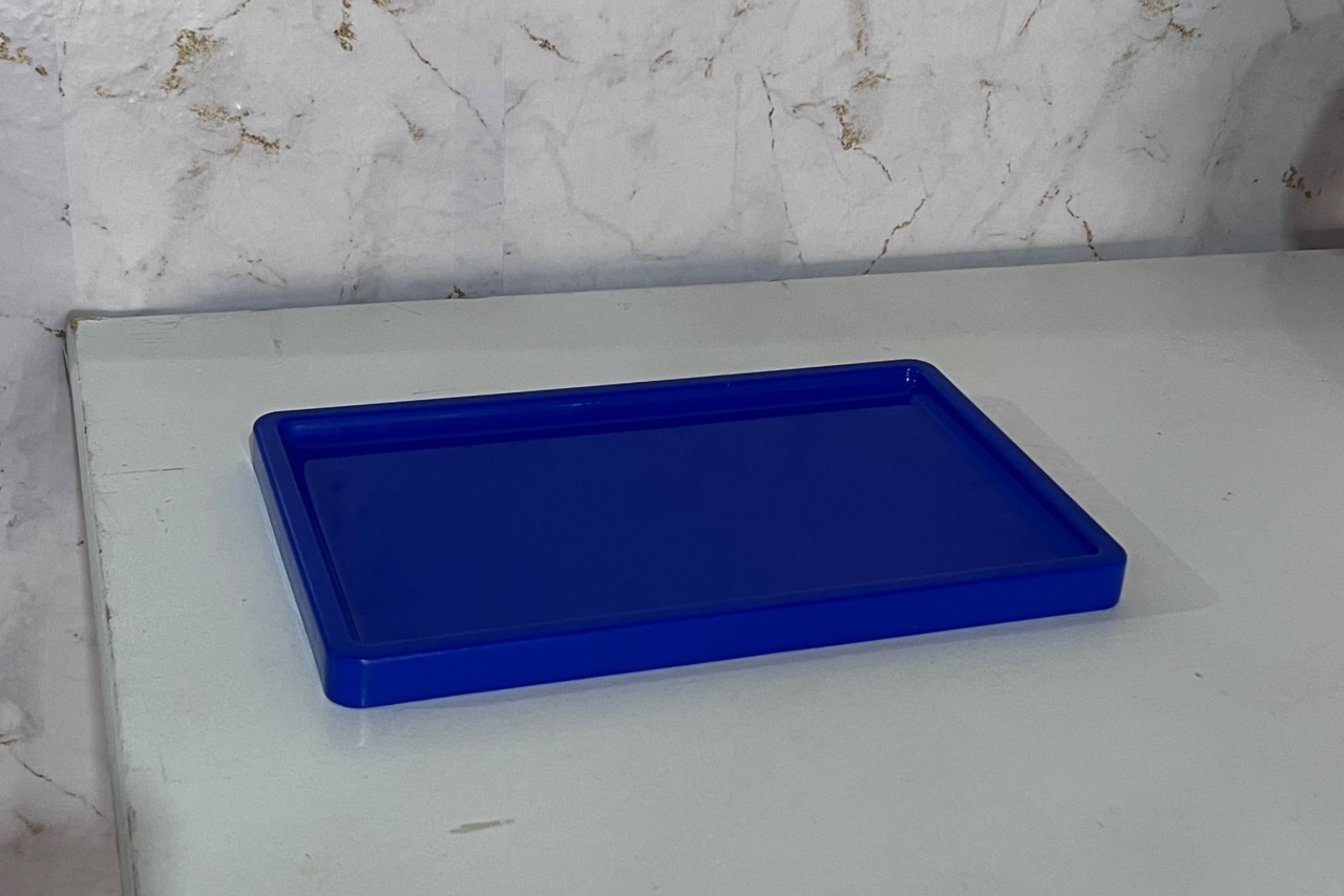 Bandeja Retangular Azul Royal - Brenda silva nascimento 