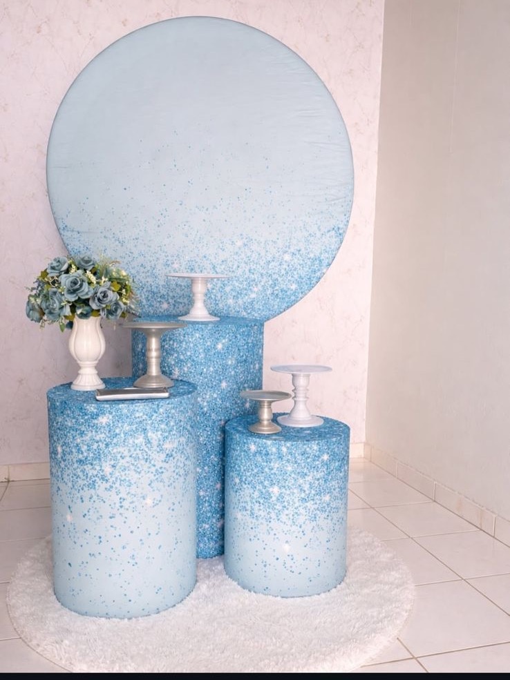 Combo Adulto Azul E Prata - Brenda silva nascimento 