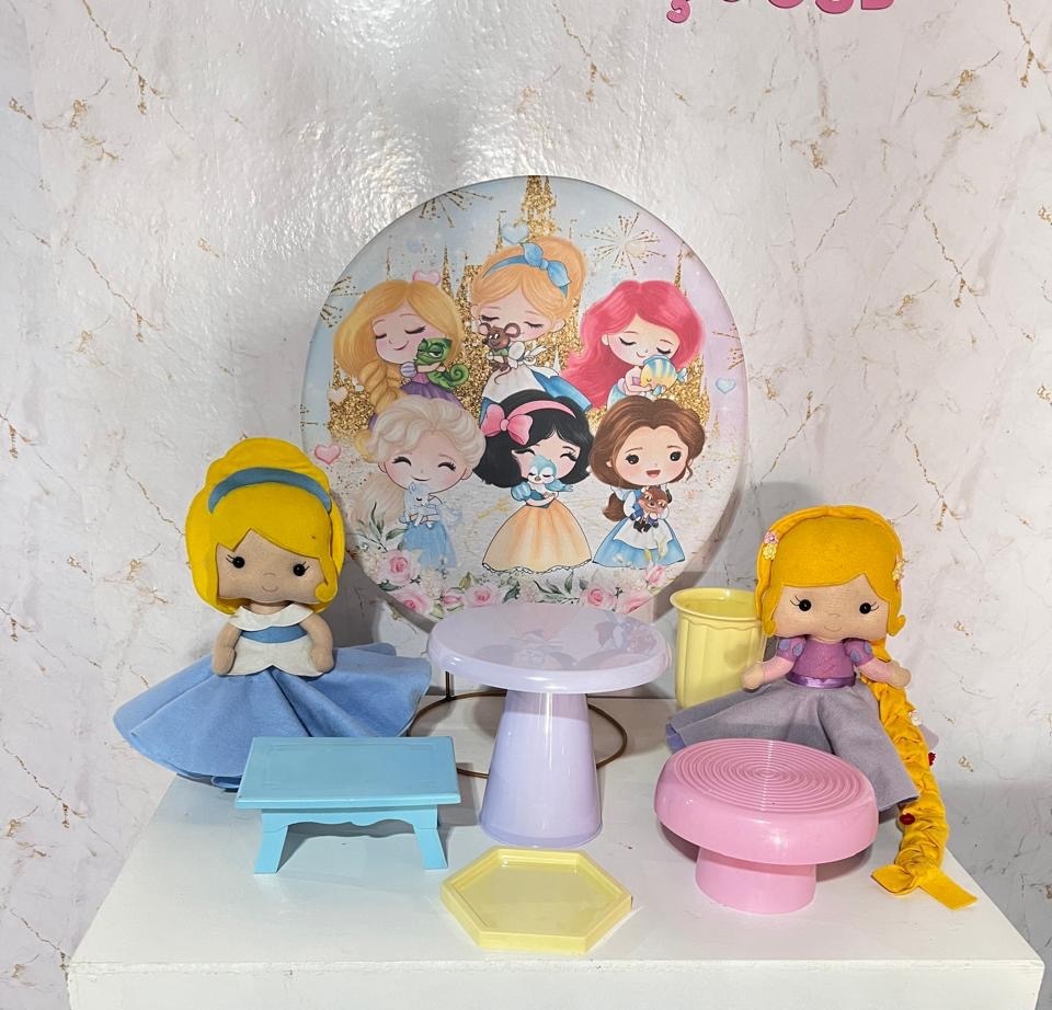 Festa Na Mesa Princesas Baby - Brenda silva nascimento 