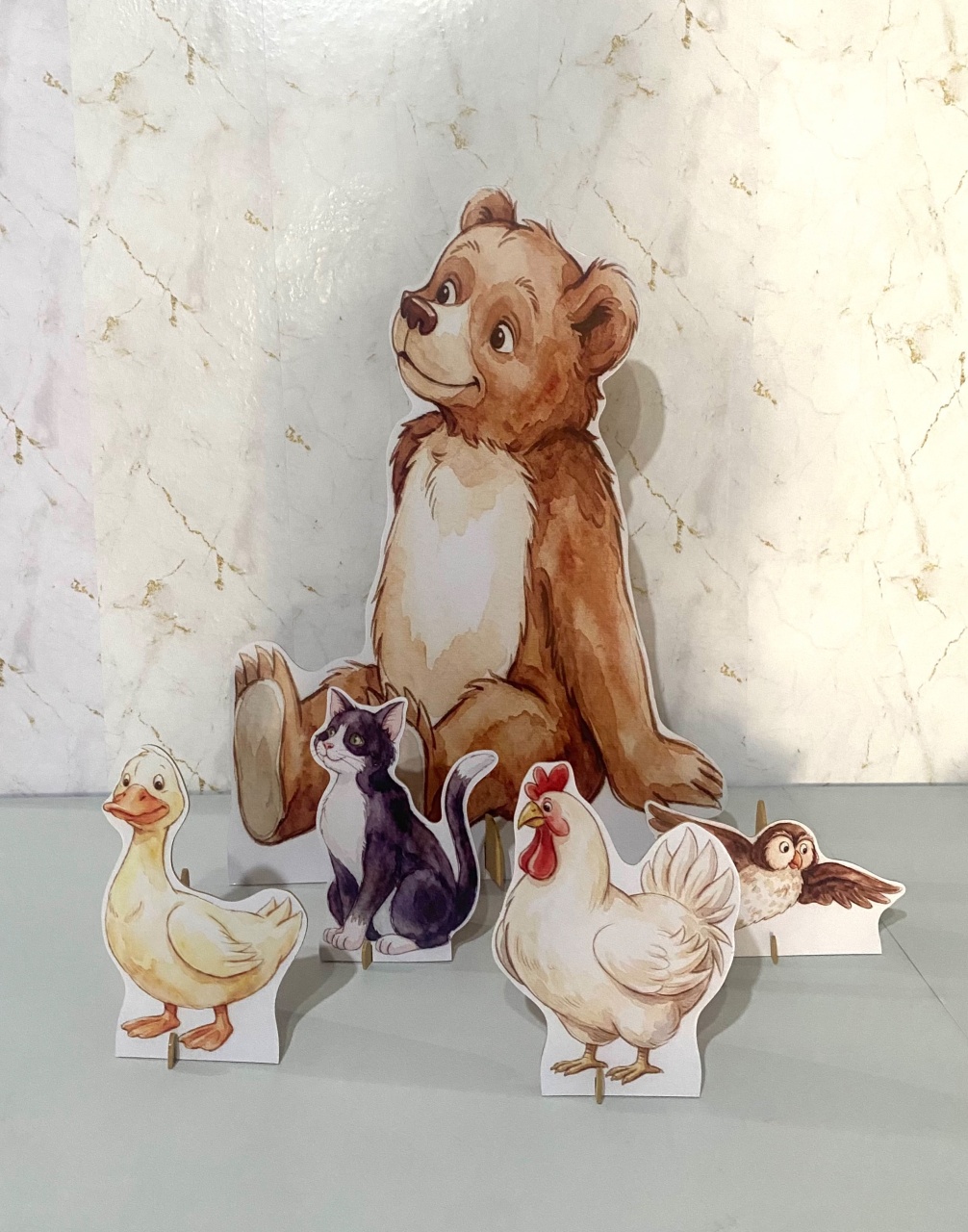 Kit Display Pequeno Urso - Brenda silva nascimento 