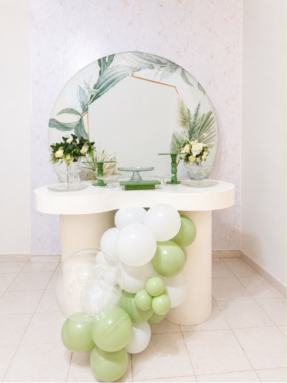 Montagem Floral Verde - Brenda silva nascimento 