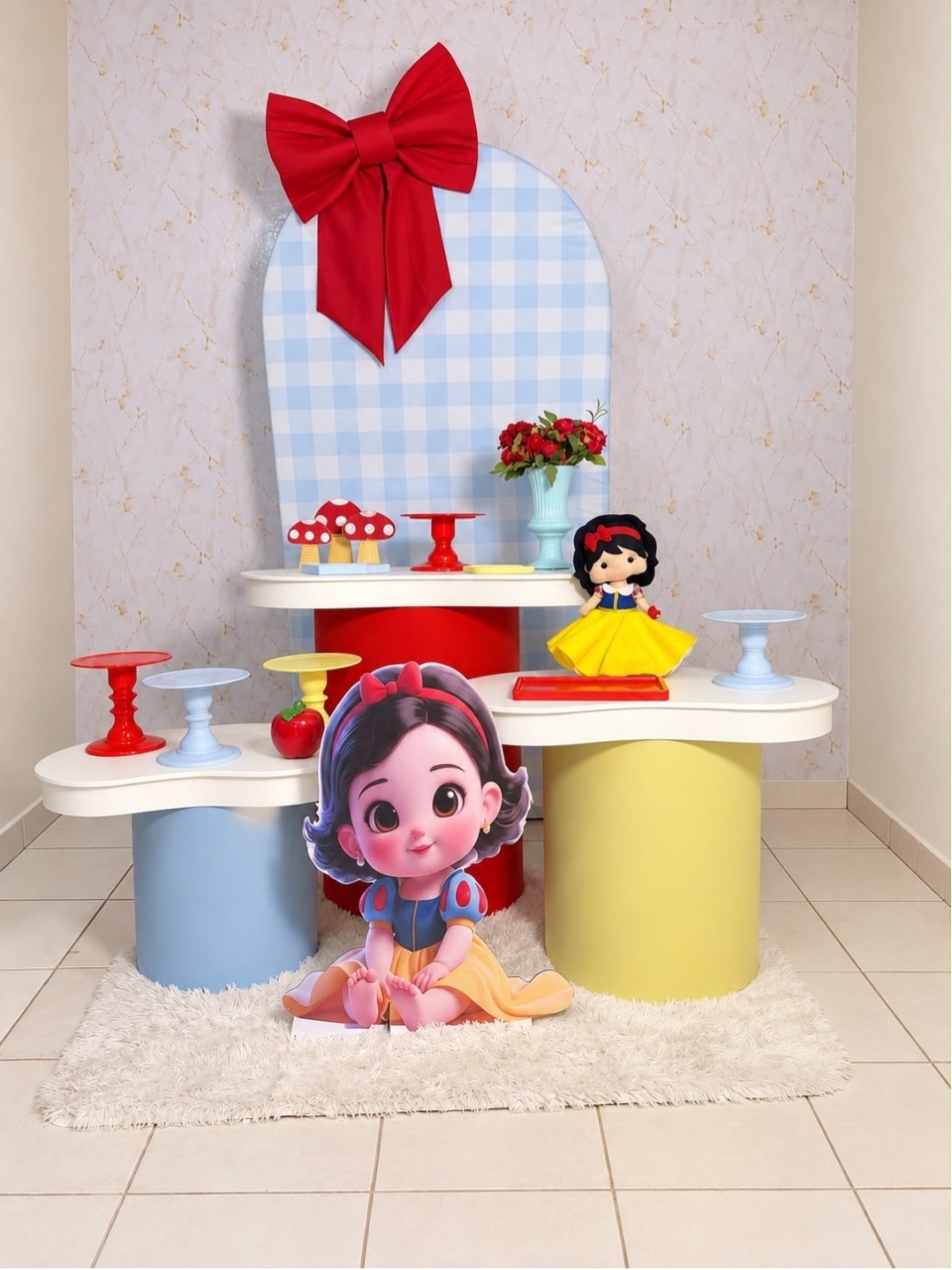 Montagem Branca de Neve Azul - Brenda silva nascimento 