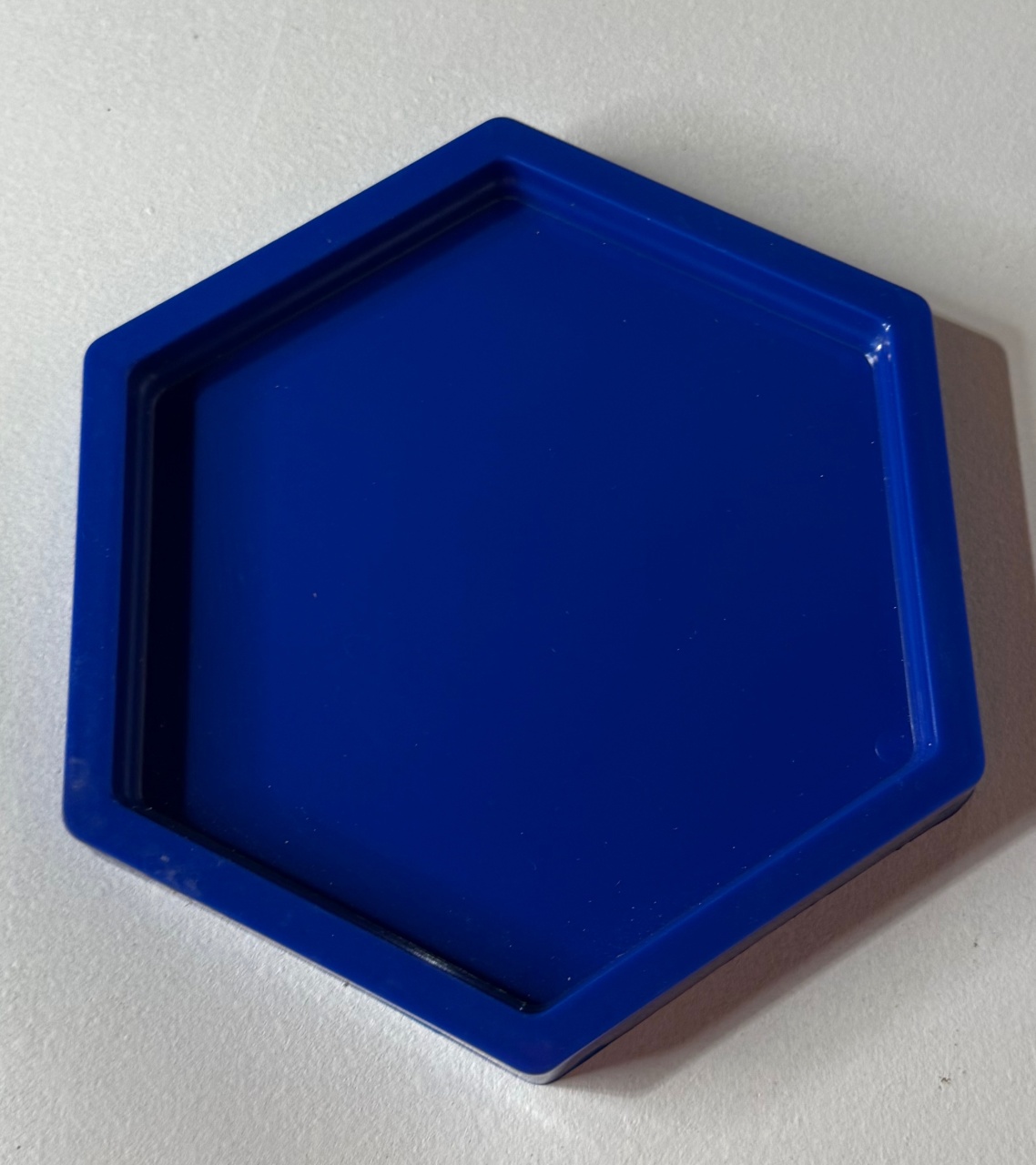 Bandeja Festa Na Mesa Hexagonal Azul Royal - Brenda silva nascimento 