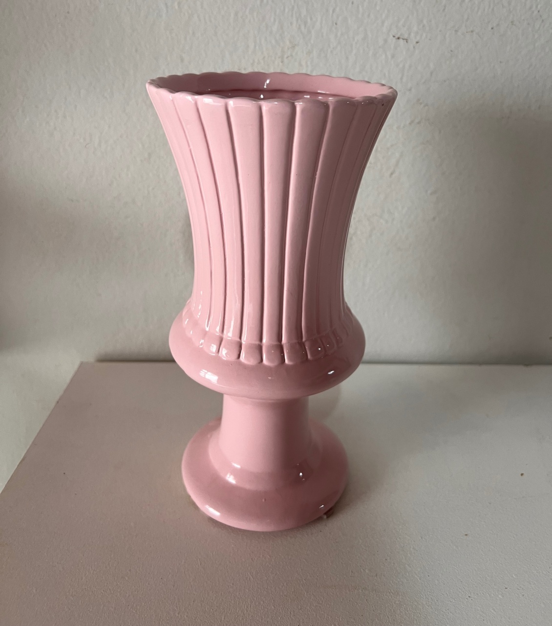 Vaso Louça Rosa - Brenda silva nascimento 
