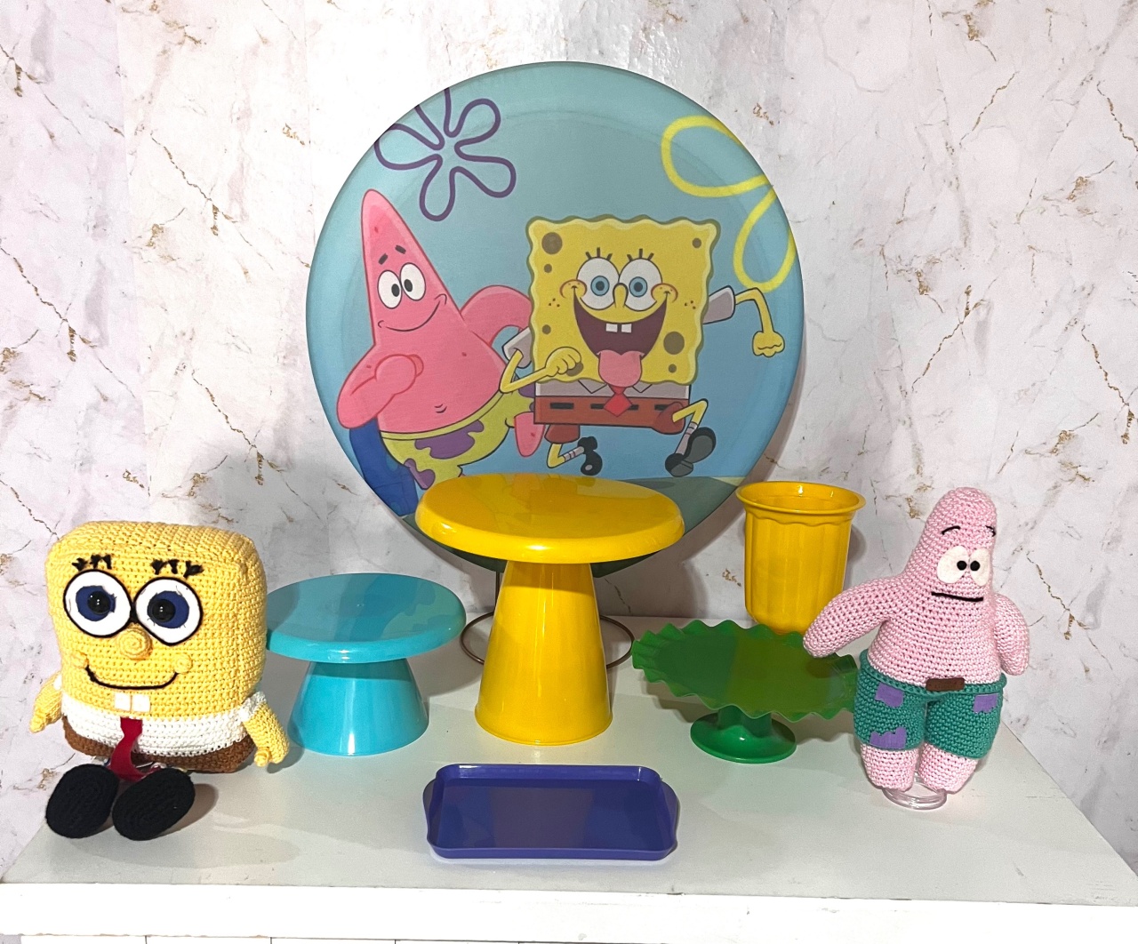 Festa Na Mesa Bob Esponja - Brenda silva nascimento 