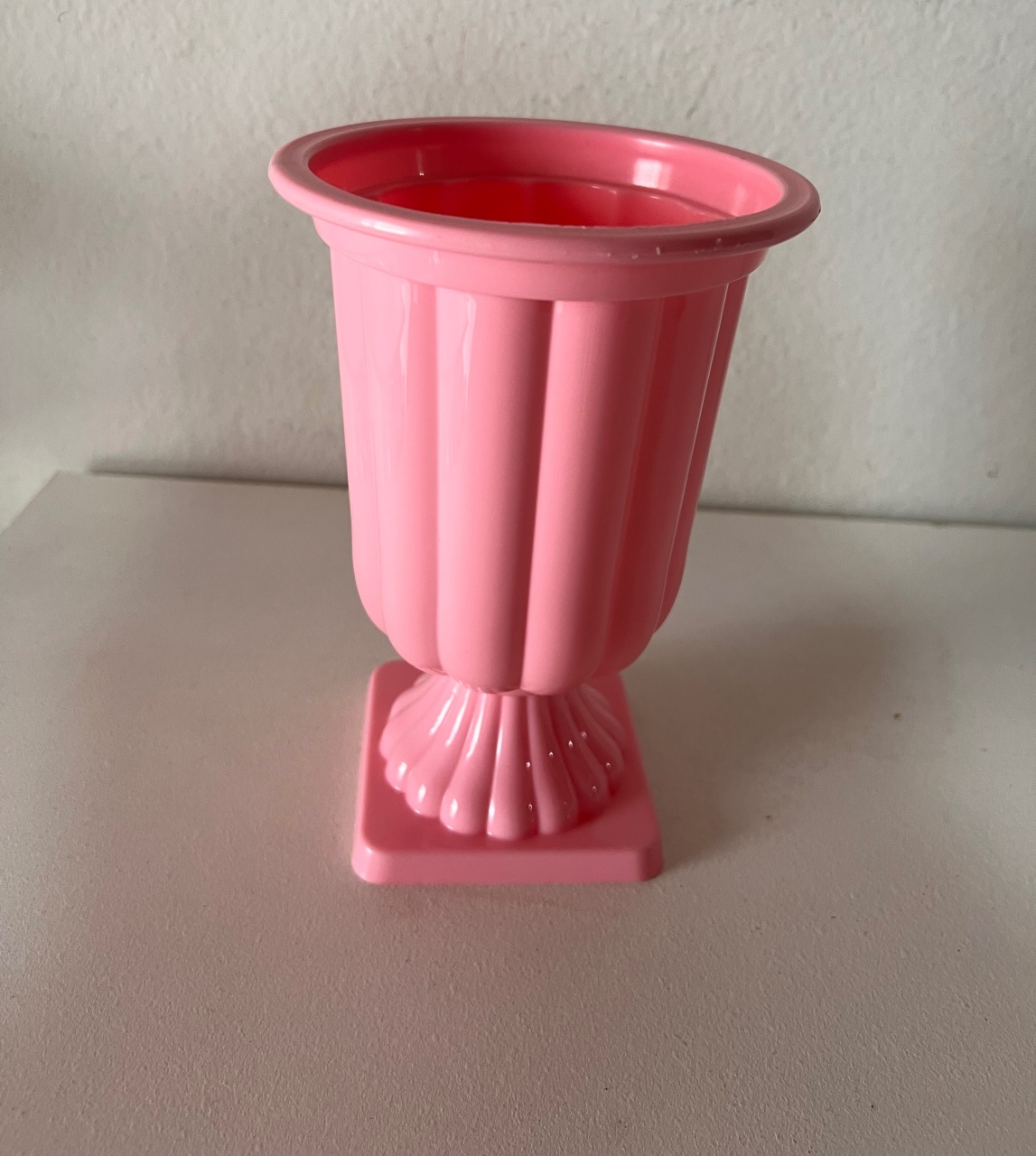 Vaso Plástico Rosa  - Brenda silva nascimento 