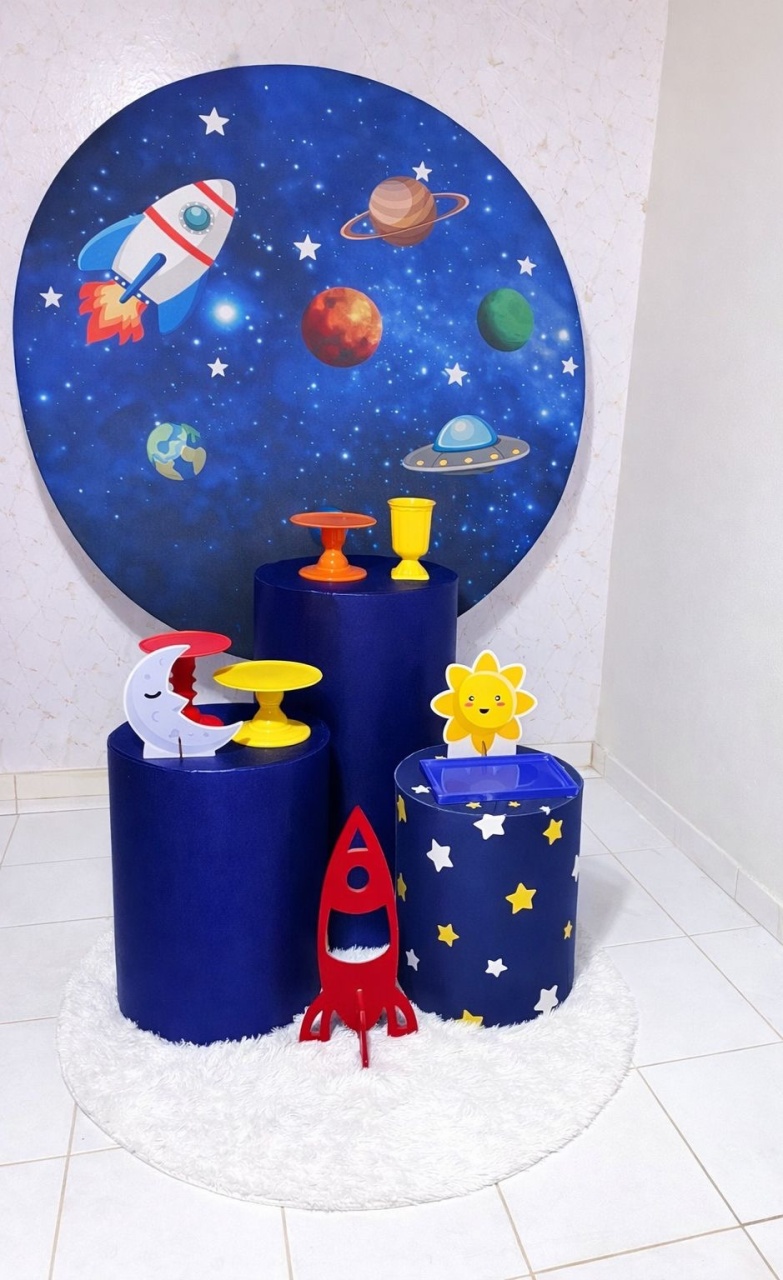 Combo Infantil Astronauta Galáxia - Brenda silva nascimento 