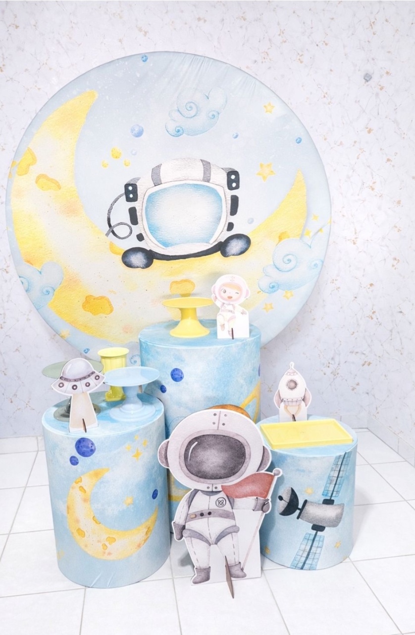 Combo Infantil Astronauta Aquarela Menino - Brenda silva nascimento 