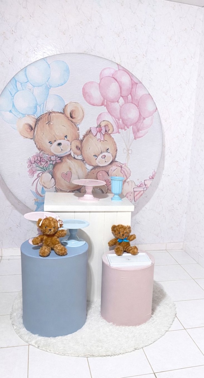 Combo Infantil Chá Revelação Ursos - Brenda silva nascimento 