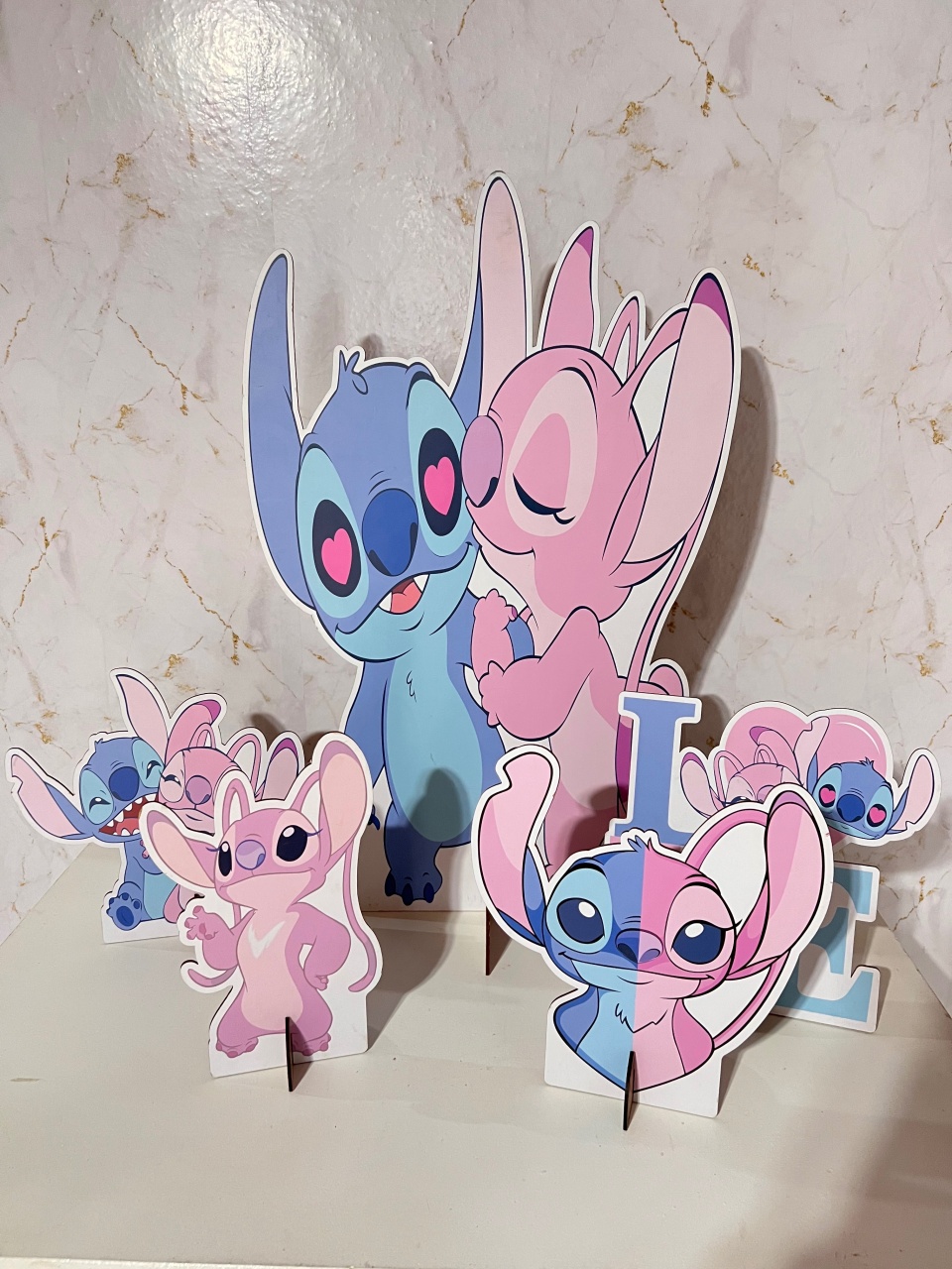Kit Display Stitch E Angel - Brenda silva nascimento 