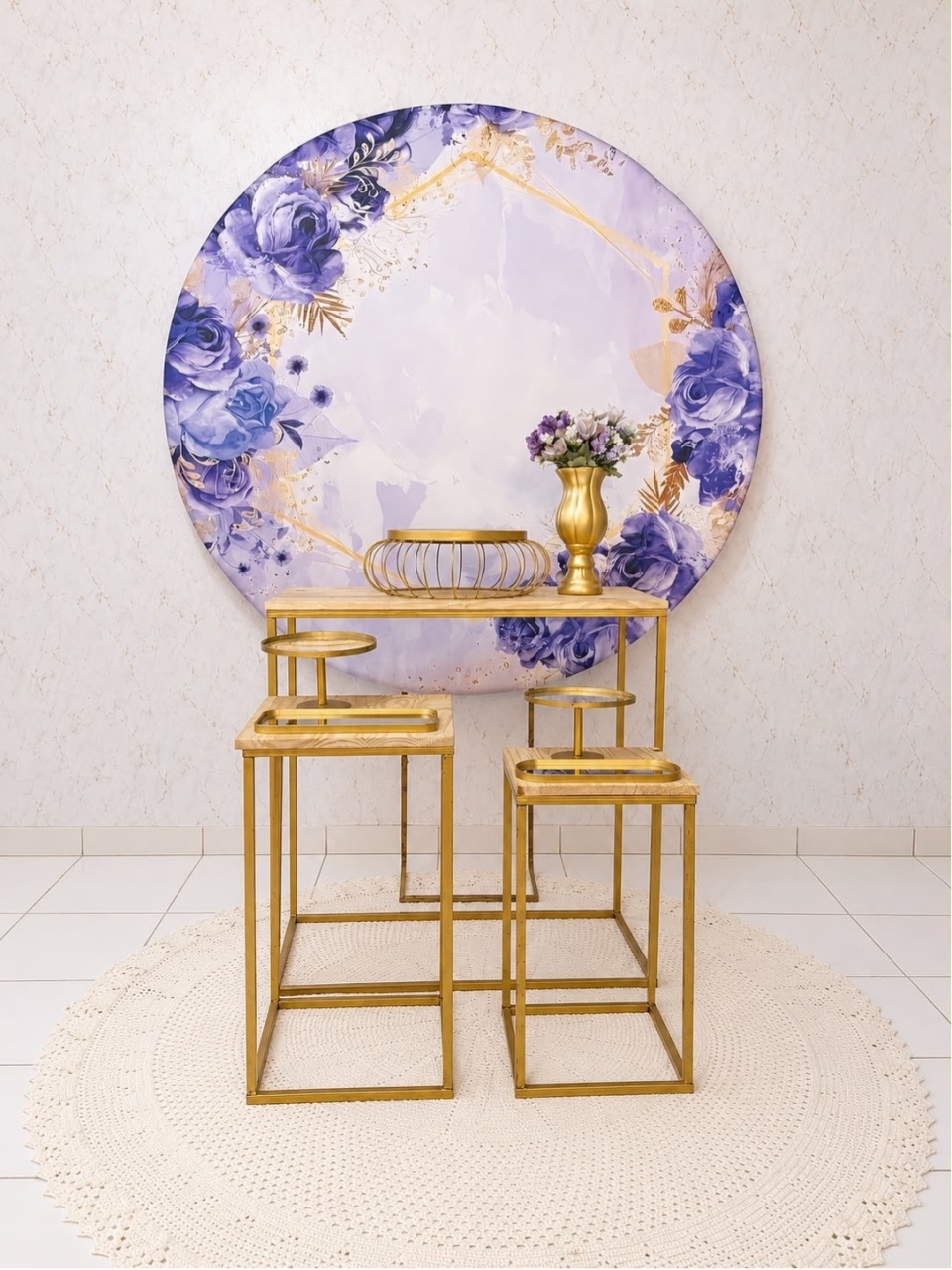 Montagem Floral Lilás - Brenda silva nascimento 
