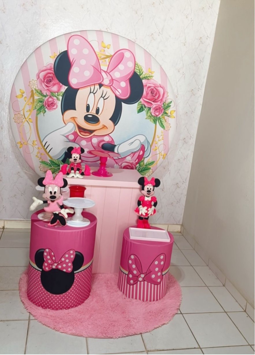 Combo Infantil Minnie Rosa Pink - Brenda silva nascimento 