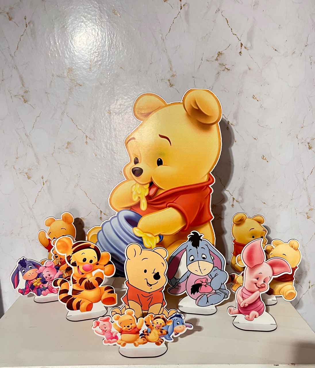 Kit Display Ursinho Pooh - Brenda silva nascimento 