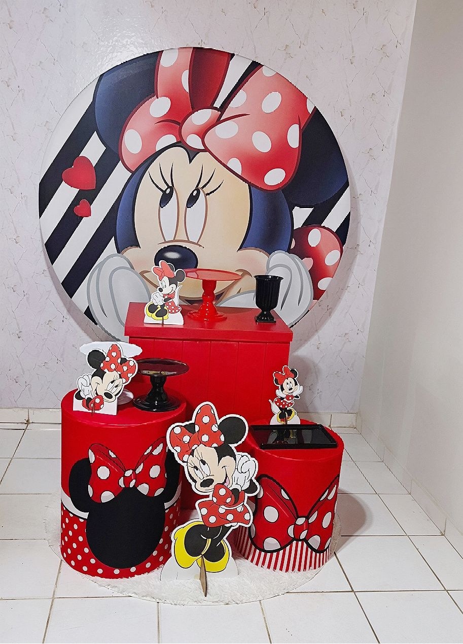 Combo Infantil Minnie Vermelha - Brenda silva nascimento 