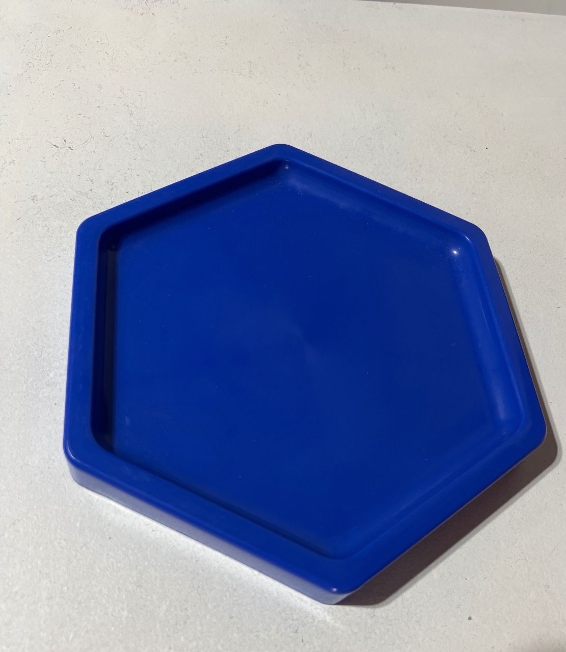 Bandeja Sextavada Azul Royal - Brenda silva nascimento 