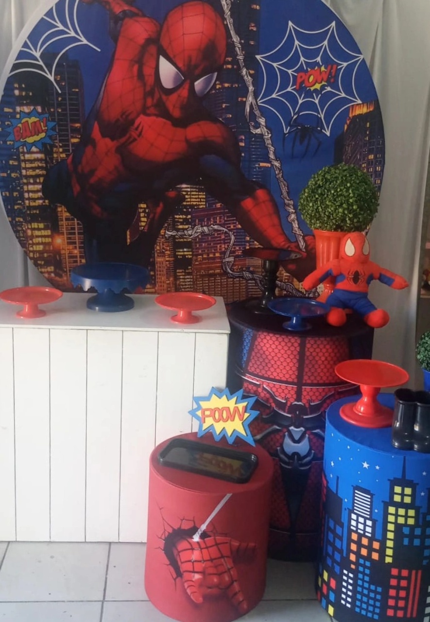 Kit Homem Aranha Adulto - Marias Festeiras 