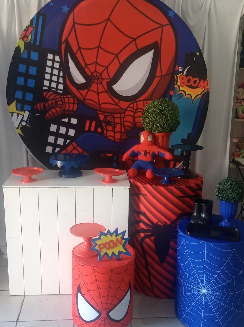 Kit Homem Aranha Cut - Marias Festeiras 