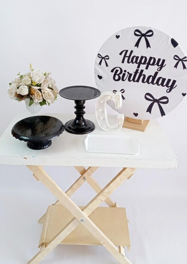 Mine Kit Laços Preto E Branco - Marias Festeiras 