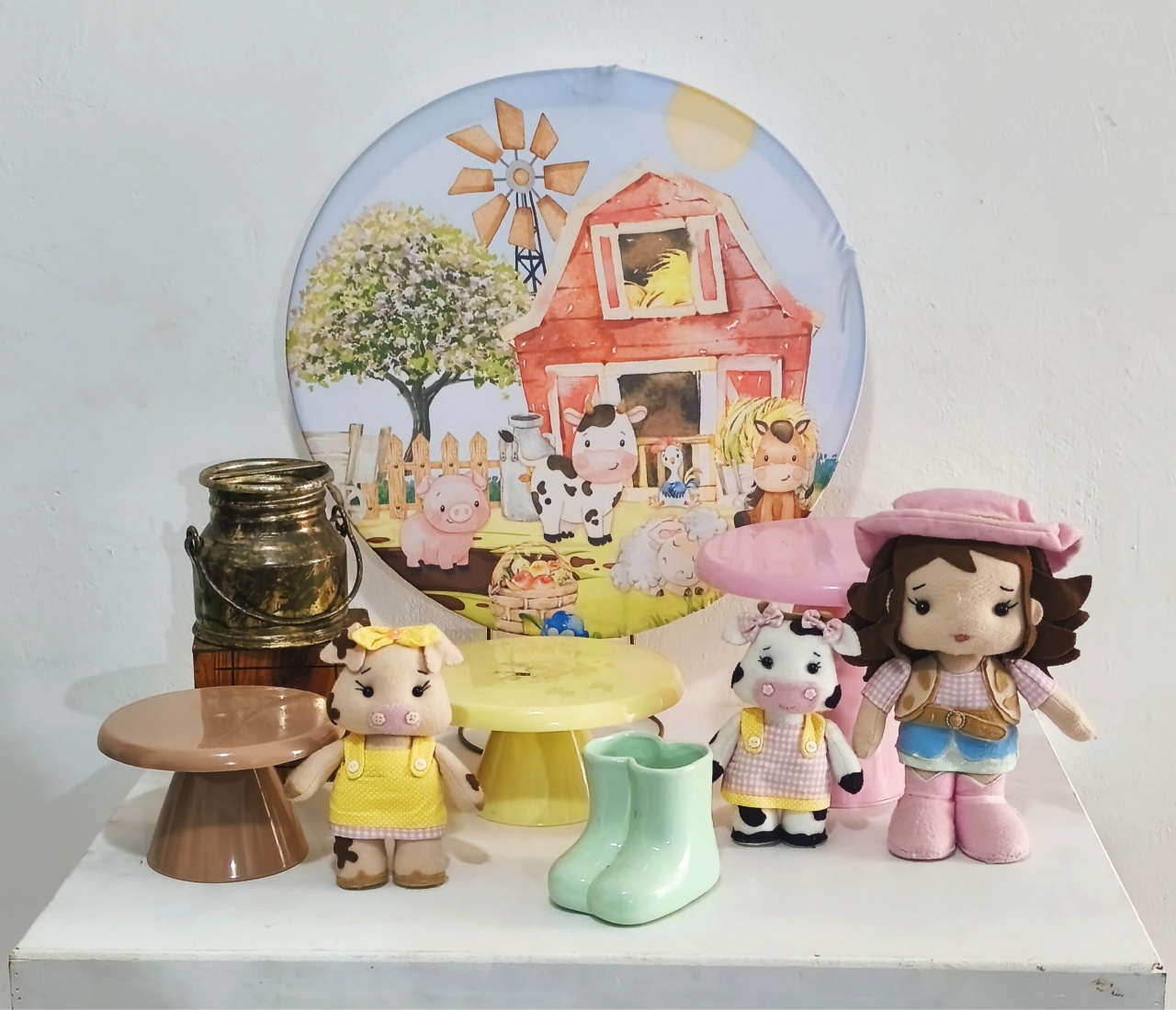 Mini Festa Fazendinha Menina  - Ateliê Click Festas 