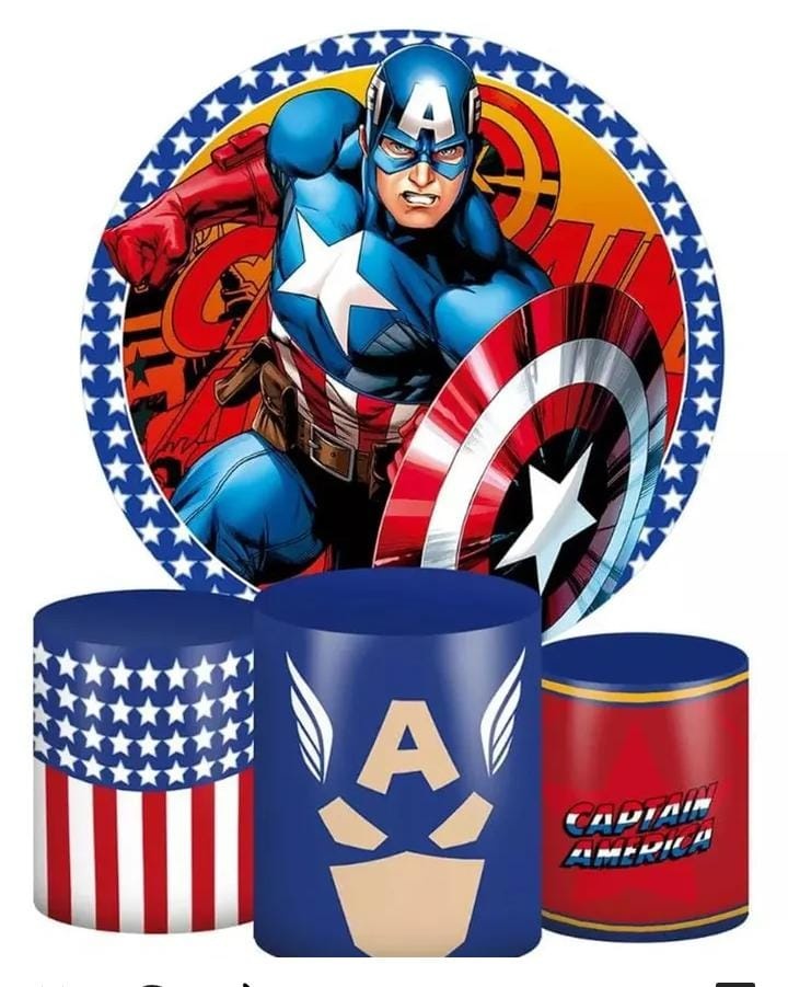 Capitão América / Kit - DECORANDO SONHOS
