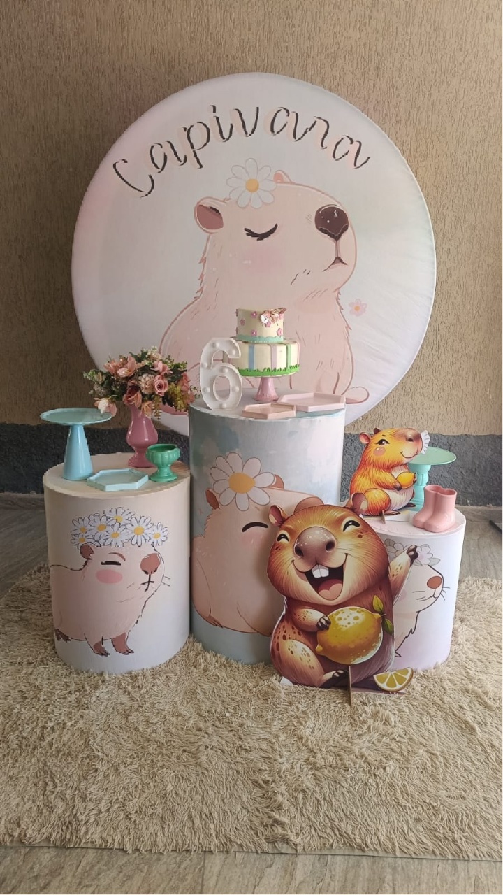 Capivara 1 - DECORANDO SONHOS