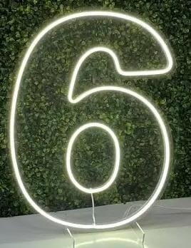 Numero 6 Led 50 Cm - DECORANDO SONHOS