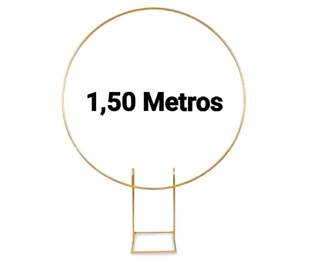 Estrutura Redonda de 1,50 Metros - DECORANDO SONHOS