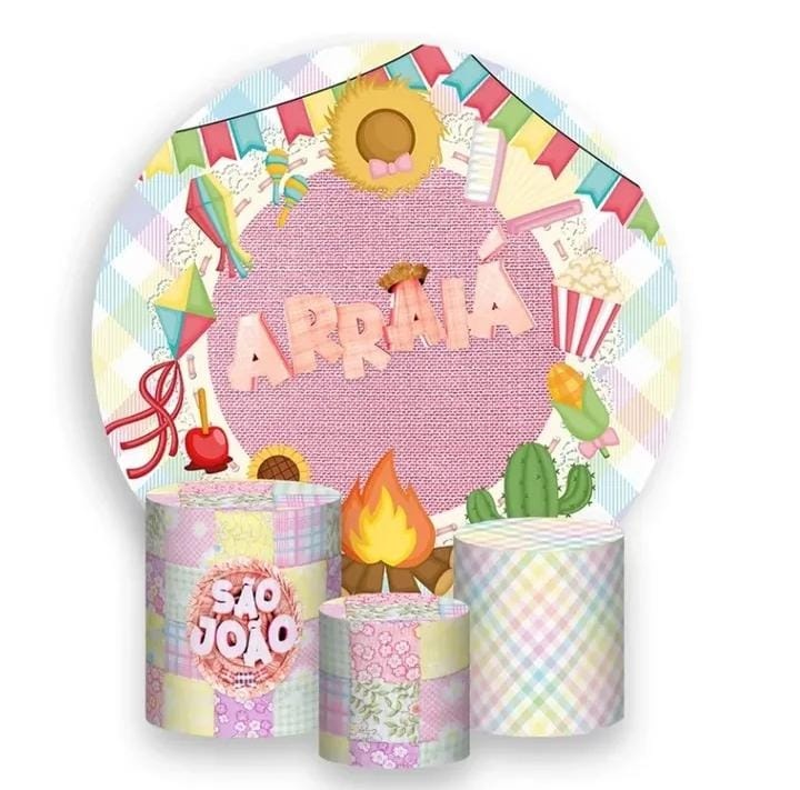 Arraiá Rosa / Festa Junina / Chá de Bebê - DECORANDO SONHOS