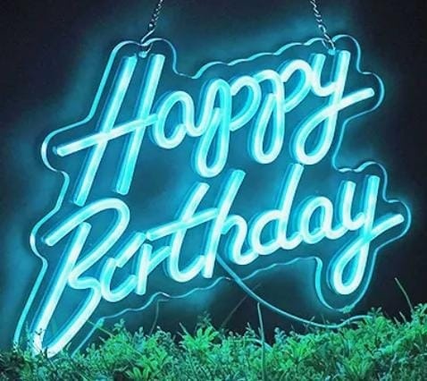 Led Happy Birthday - DECORANDO SONHOS