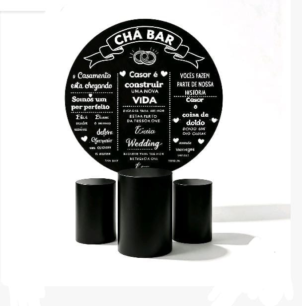 Chá Bar / Chá de Casa Nova / Preto E Branco - DECORANDO SONHOS