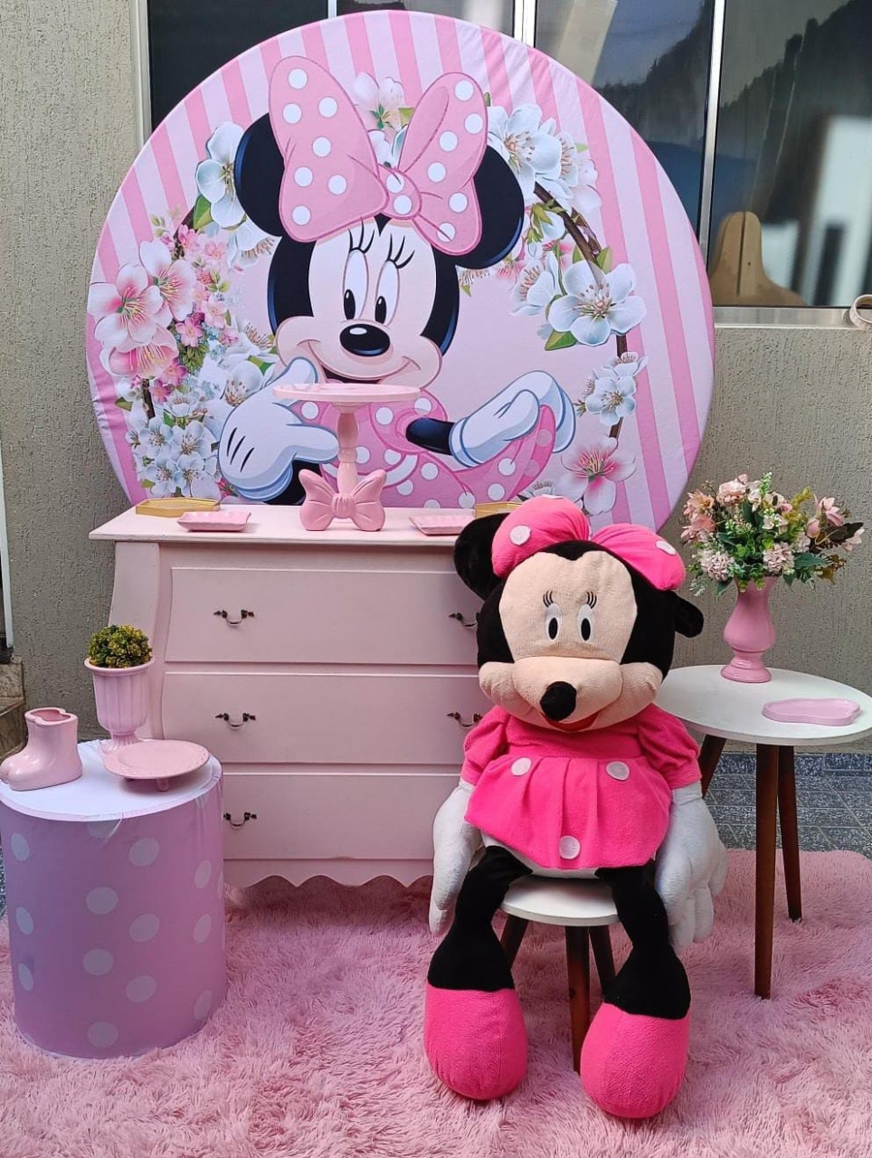 Minnie Rosa Pegue E Monte - DECORANDO SONHOS