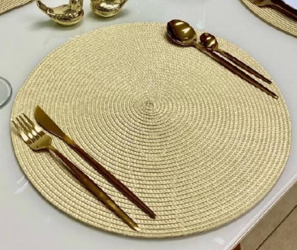 Souplat Dourado Mesa Posta - DECORANDO SONHOS