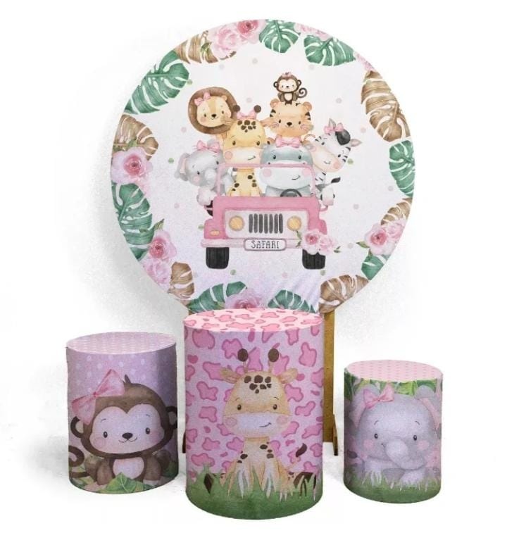 Safari Rosa Baby - DECORANDO SONHOS