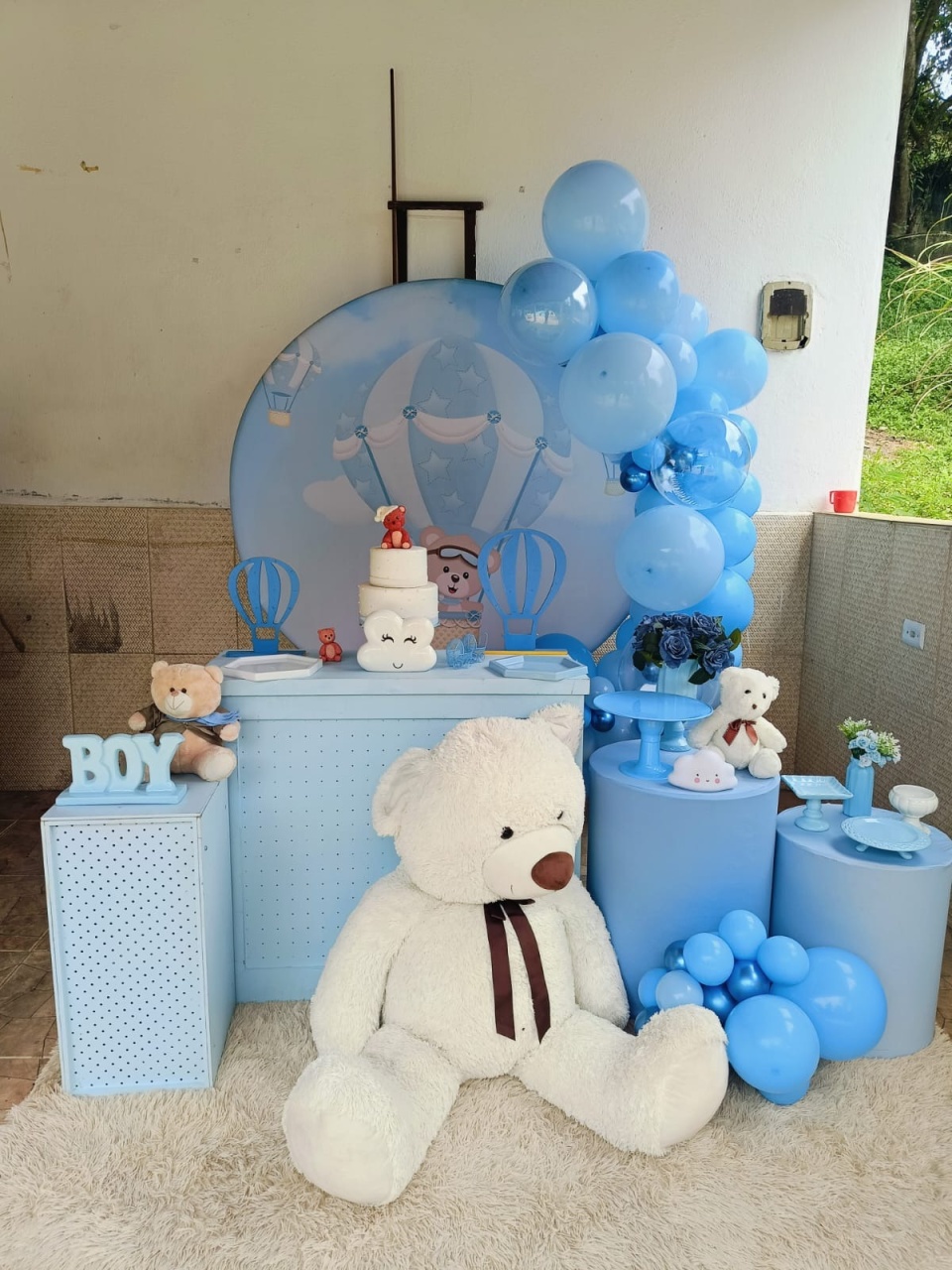 Chá de Bb Ursinho Baloeiro - DECORANDO SONHOS