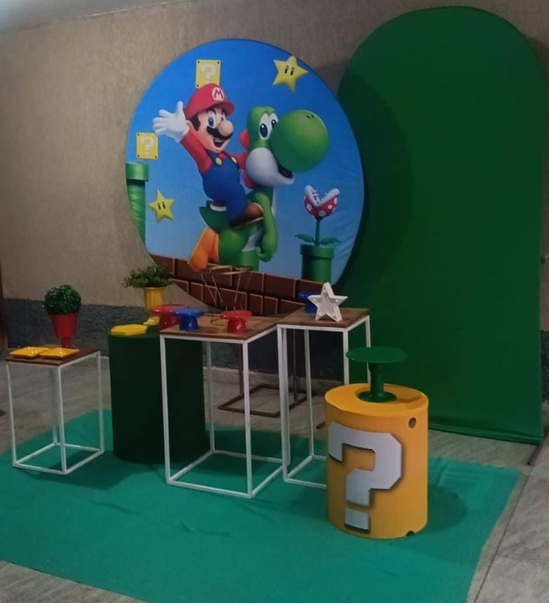 Pegue E Monte Super Mario/Luigi - DECORANDO SONHOS