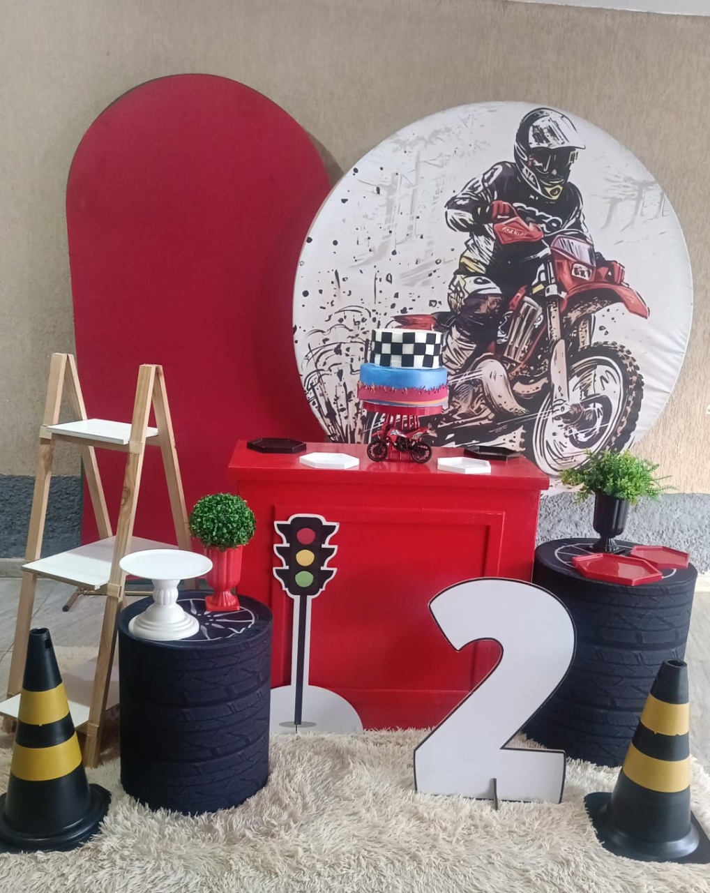 Moto Cross Pegue E Monte Dois Painéis - DECORANDO SONHOS
