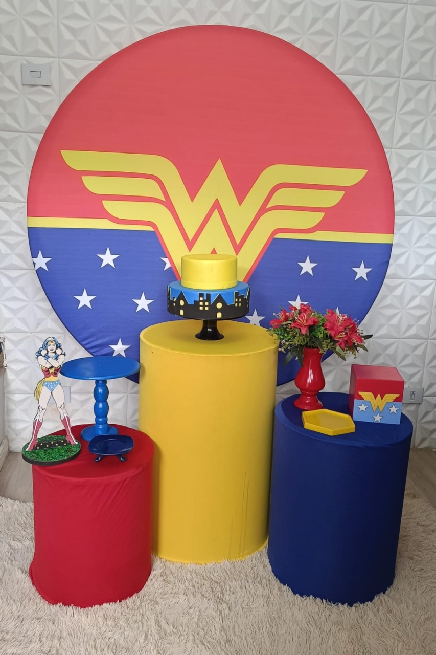Mulher Maravilha Simbolo 2 - DECORANDO SONHOS