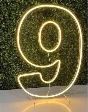 Numero 9 Led 50 Cm - DECORANDO SONHOS