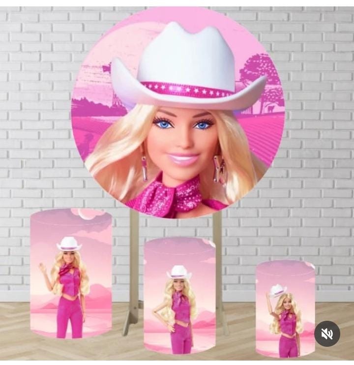 Barbie de Chapéu - DECORANDO SONHOS