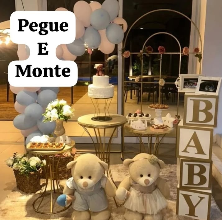 Cha Revelação Pegue E Monte 1 - DECORANDO SONHOS