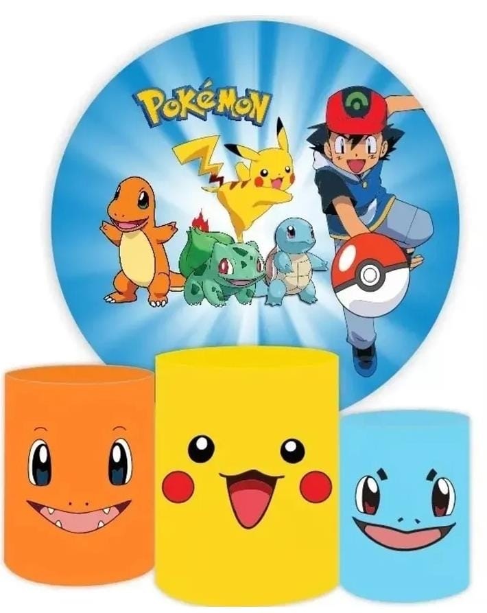 Pokémon Kit Red + Cilindros - DECORANDO SONHOS